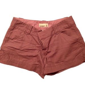 Old Navy purple khaki shorts size 6